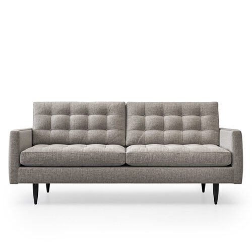 Button Tufted MidCentury Sofa