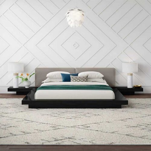 Simple Low Profile Platform Bed