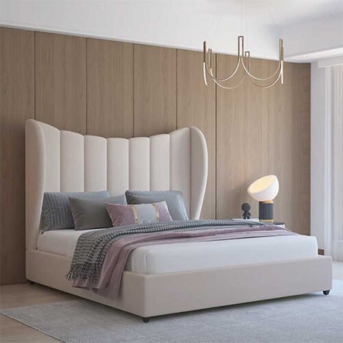 Wingback Headboard Bed