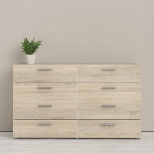 oak 8 drawers