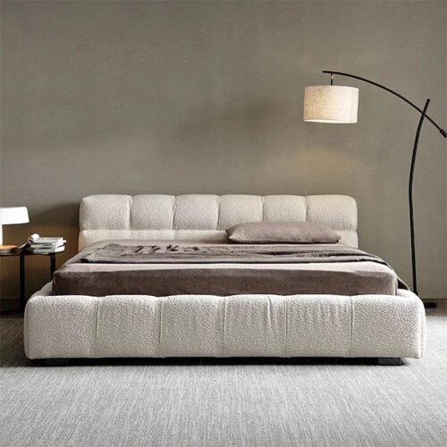 upholstered bed